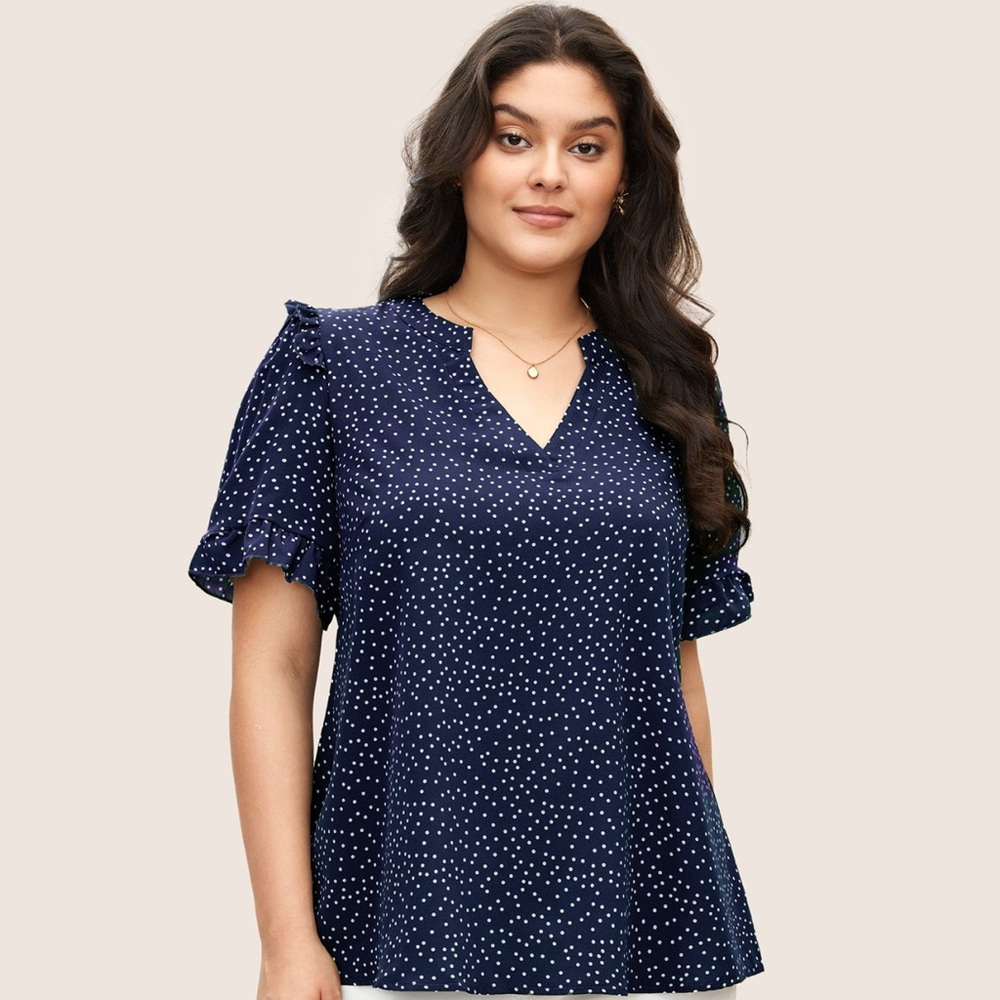 BloomChic Polka Dot Blouse